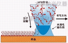 納米加工（DPN）示意圖